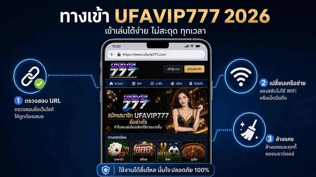 ทางเข้า UFAVIP777 เล่นง่าย