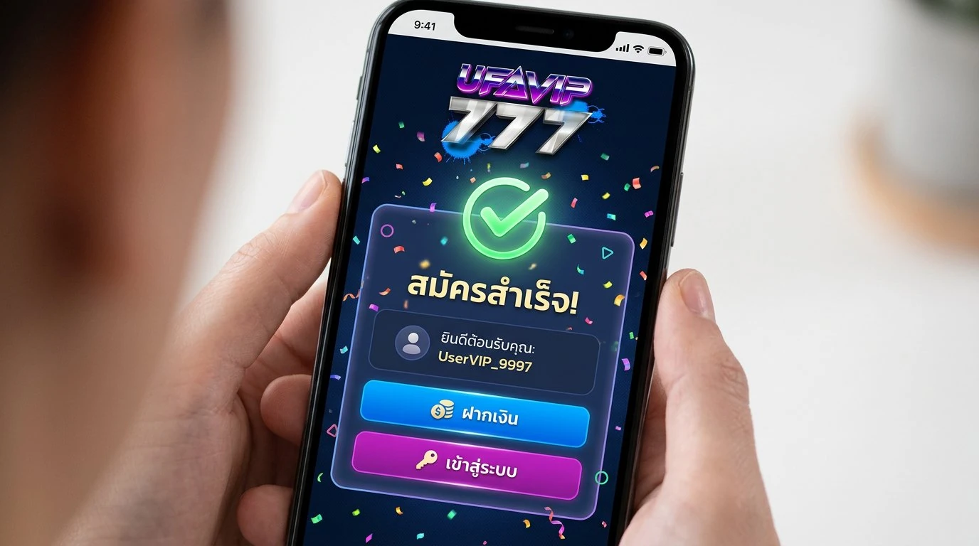 สมัครสมาชิก UFAVIP777 ขั้นตอนที่4