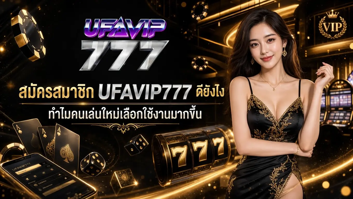 สมัครสมาชิก UFAVIP777 ขั้นตอนละเอียด พร้อมภาพประกอบทุกขั้น