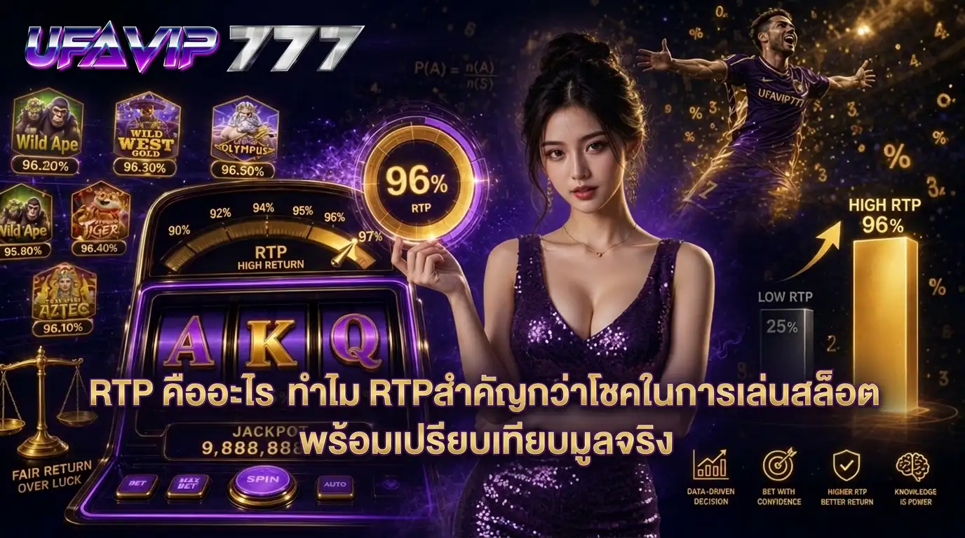 RTP สล็อตคืออะไร ทำไมนักปั่นต้องดูก่อนเลือกเกม