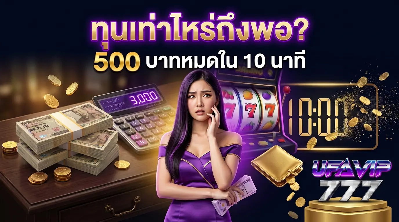 เล่นสล็อตทุนเท่าไหร่ถึงพอ ทำไม 500 หมดใน 10 นาที คนไทยไม่รู้