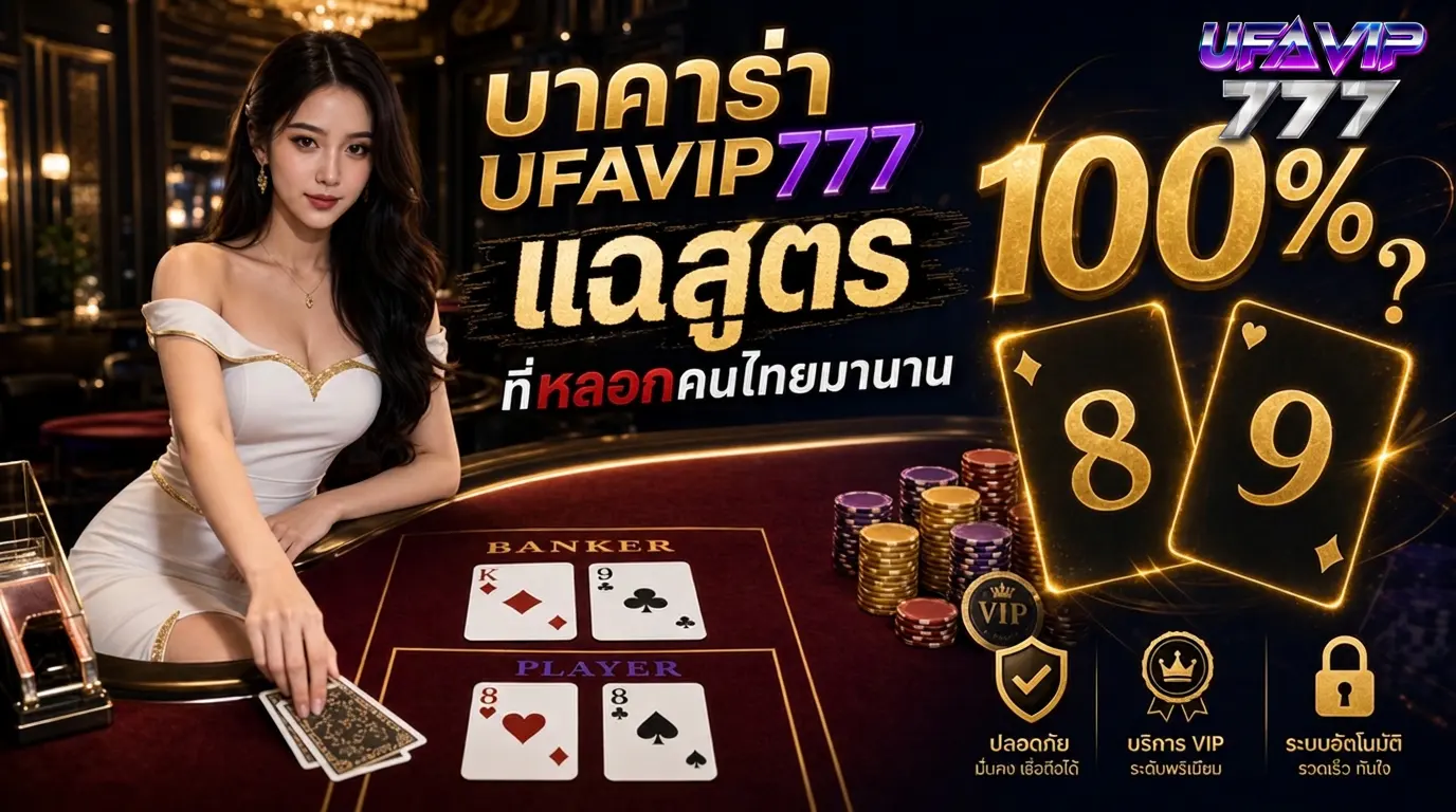 บาคาร่า UFAVIP777 แฉสูตร 100% Martingale Fibonacci ทำไมไม่ชนะจริง